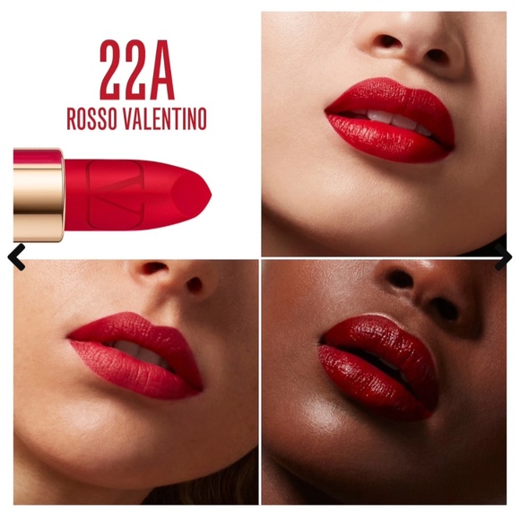 NWT VALENTINO Rosso Valentino Lipstick, 22A Rosso Valentino - Picture 2 of 4
